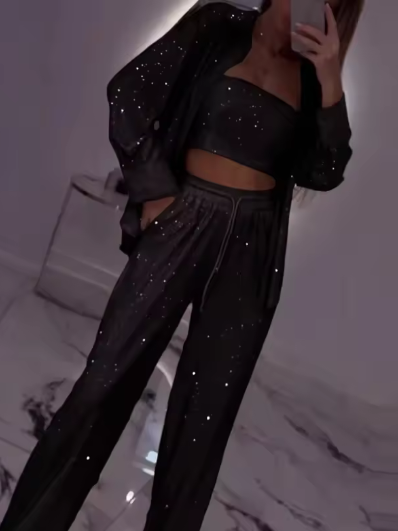 Zuzanna | Zestaw Błyszczący 3-częściowy