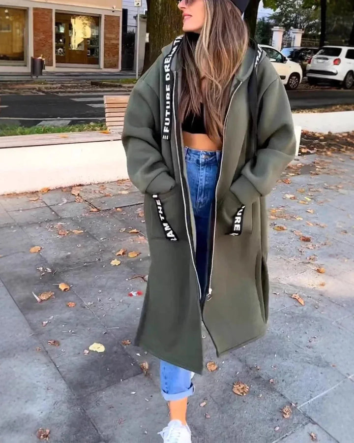 Natasza | Oversizowa kurtka z kapturem