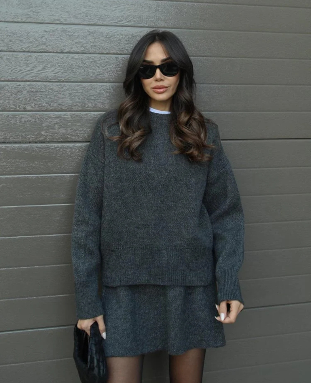 Kornelia | Stylowy komplet swetrowy