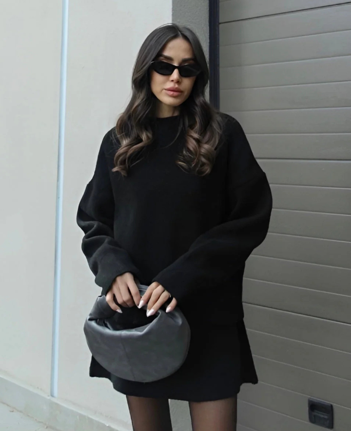 Kornelia | Stylowy komplet swetrowy