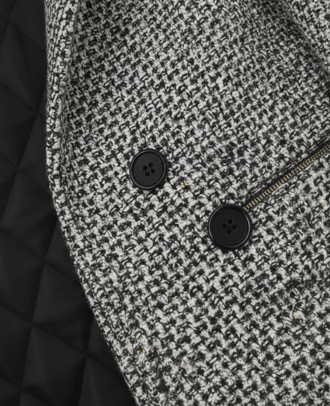 Irmina | Teksturowany Wełniany Płaszcz