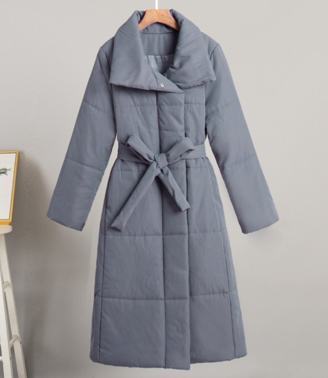 Ewelina | Elegancki Długi Płaszcz