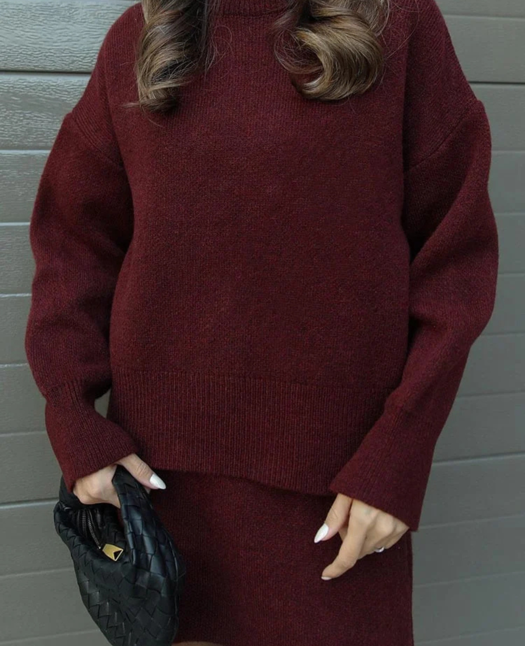 Kornelia | Stylowy komplet swetrowy