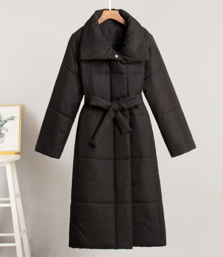 Ewelina | Elegancki Długi Płaszcz