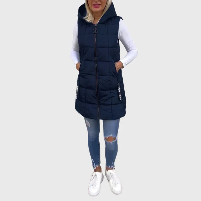Karina | Kamizelka bez rękawów z wypełnieniem