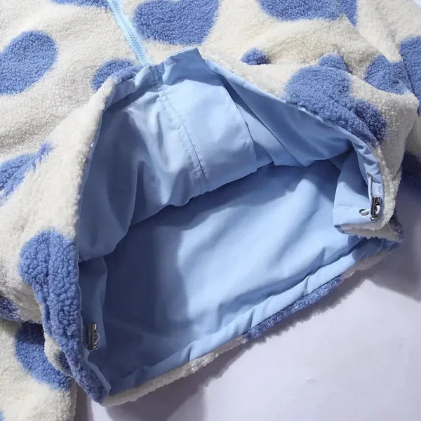 Elina | Dwustronna Kurtka w Serduszka