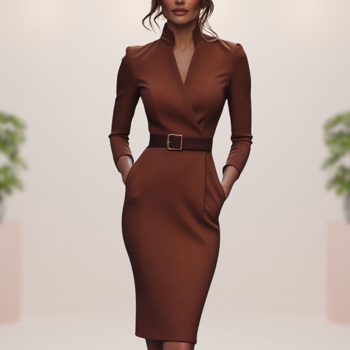 Jagoda | Szykowna Midi Sukienka