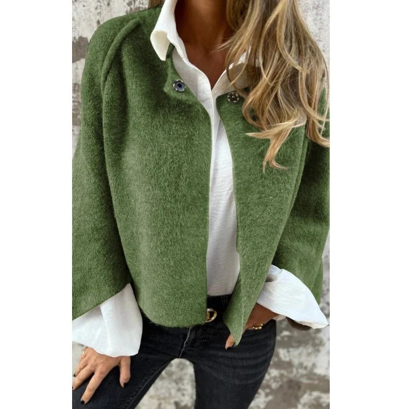 Rivara™ | Elegancka peleryna z rozszerzanymi rękawami