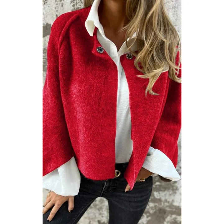 Rivara™ | Elegancka peleryna z rozszerzanymi rękawami