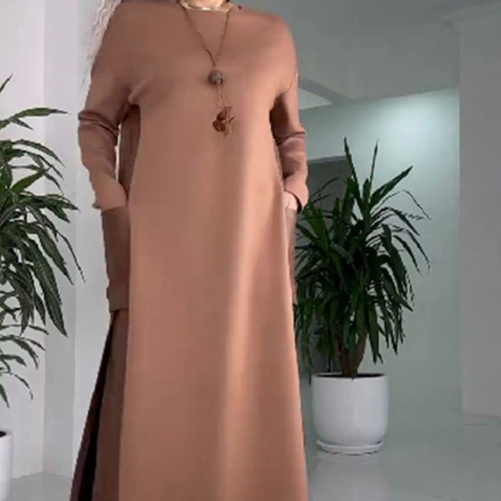 Clémence | Elegancka sukienka patchworkowa